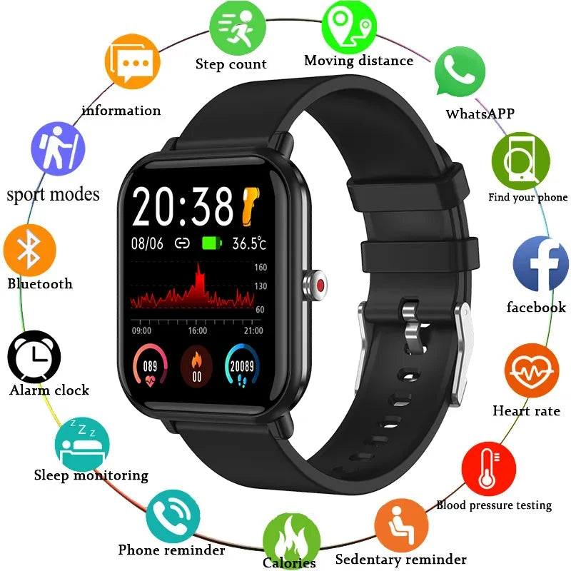 LIGE New Q9 Pro Smart Watch Body Temperature