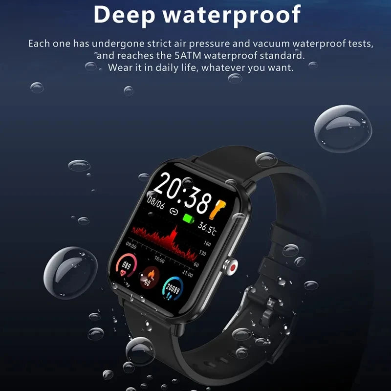 LIGE New Q9 Pro Smart Watch Body Temperature