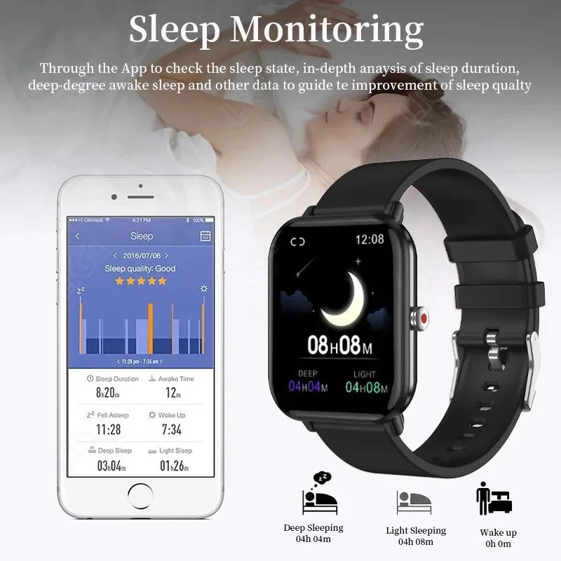 LIGE New Q9 Pro Smart Watch Body Temperature