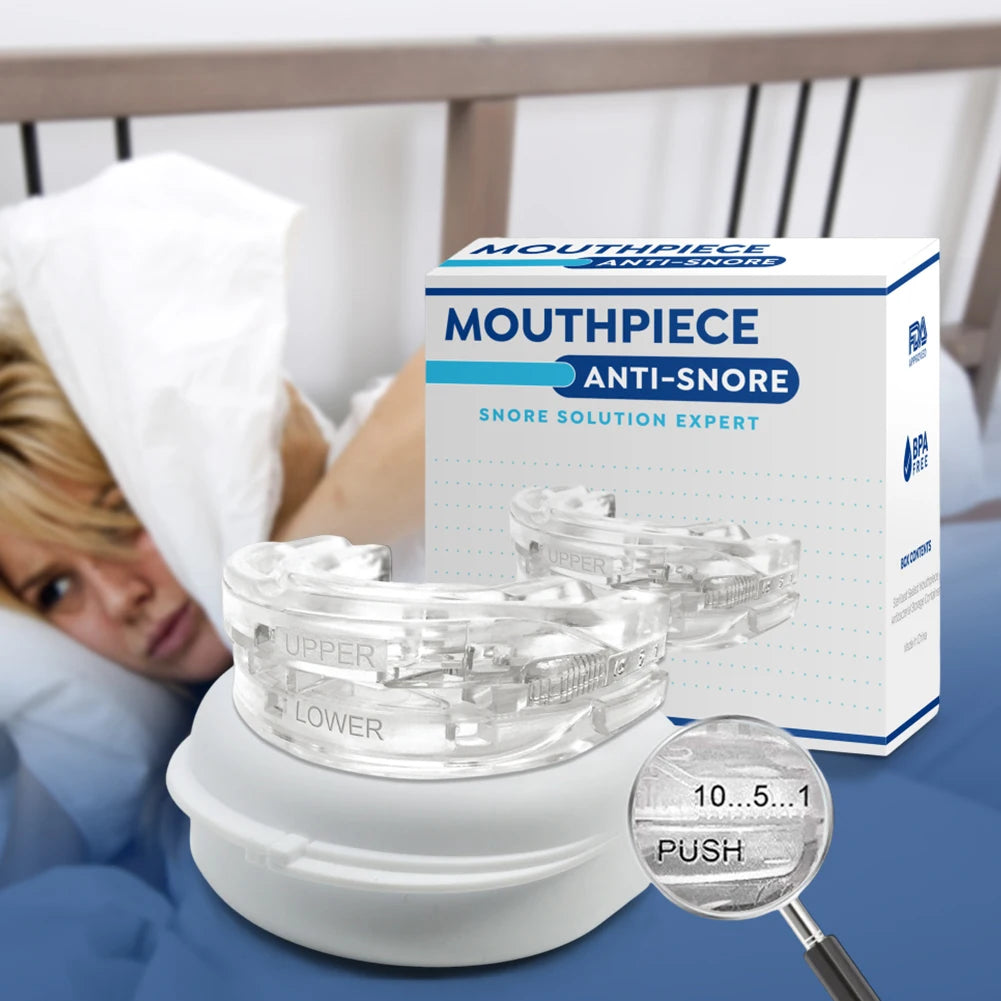 New Mouth Guard Anti-Snoring Teeth Mouthpiece